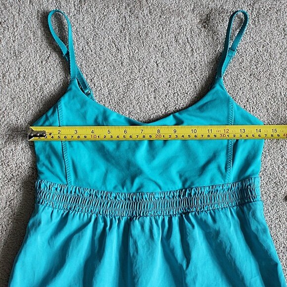 Lululemon - Bliss Tank in color Surge Blue (Teal), Empire Waist - sz 8 - Picture 5 of 7